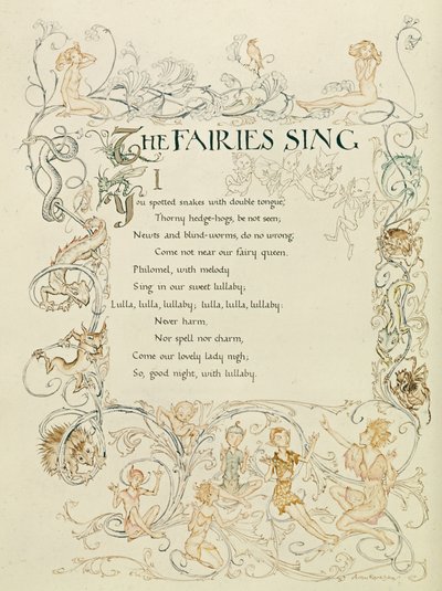 The Fairies Sing, from 